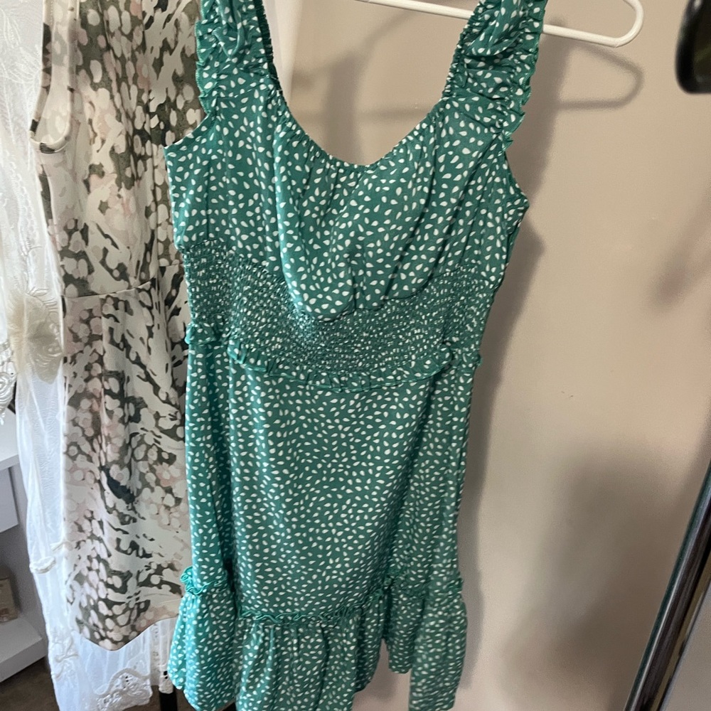 Green dress